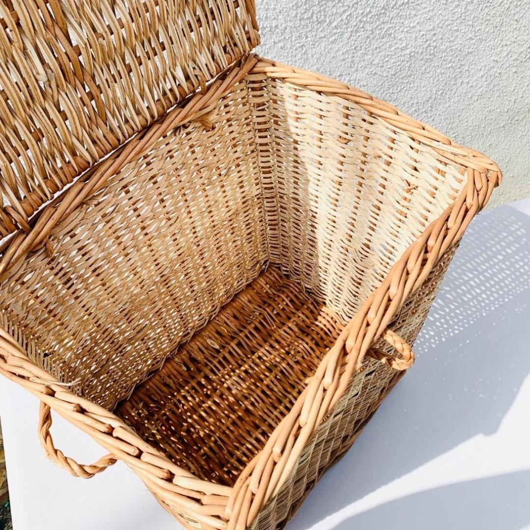 Depth of Wicker Box- Storage Basket