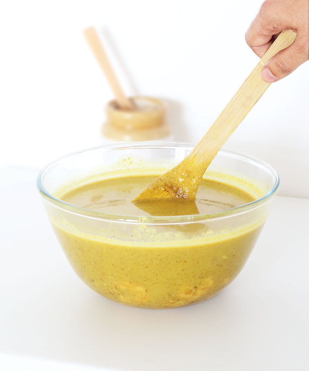 DaisyLife natural All Purpose Bare Bamboo Spoon with stand